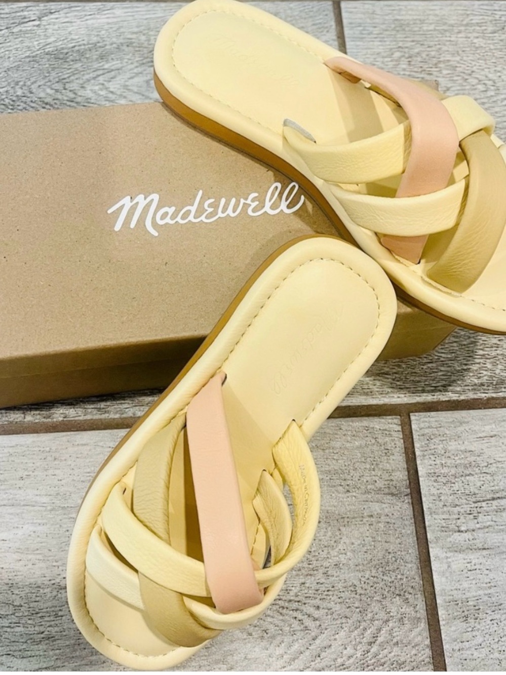 NWT Madewell Women’s Braided Slide Sandals Size 7